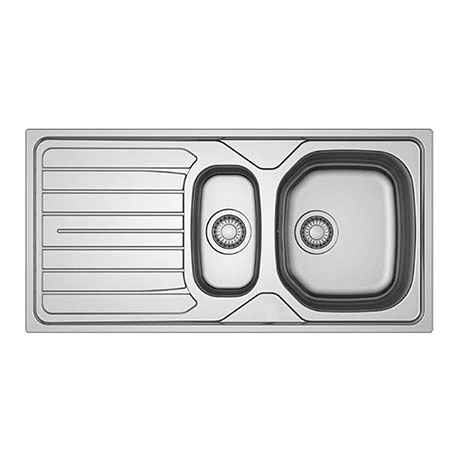 Franke 1.5 Bowl Single Drainer Stainless Steel Kitchen Sink inc. Waste 1 Franke 1.5 Bowl Single Drainer Stainless Steel Kitchen Sink inc. Waste