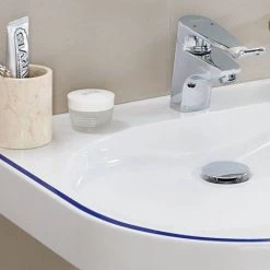 Franke ANMW504-BLUE 450mm VariusCare wheelchair accessible washbasin -Cheap Basins Store 203.0538.821 d1 460