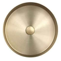 JTP Vos Brushed Brass Round Stainless Steel Counter Top Basin + Waste 5 JTP Vos Brushed Brass Round Stainless Steel Counter Top Basin + Waste -Cheap Basins Store 23CTR400BBR D2 460