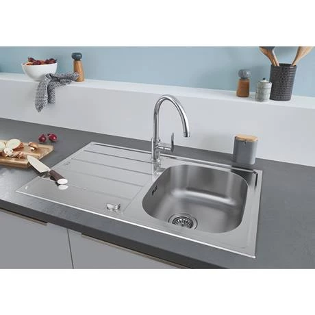 Grohe K200 1.0 Bowl Stainless Steel Kitchen Sink - 31552SD1 5 Grohe K200 1.0 Bowl Stainless Steel Kitchen Sink - 31552SD1 - Image 5