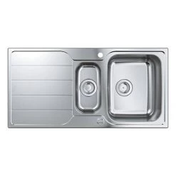 Grohe K500 1.5 Bowl Stainless Steel Kitchen Sink - 31572SD1 -Cheap Basins Store 31572SD1 D2 460