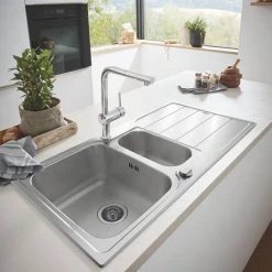 Grohe K500 1.5 Bowl Stainless Steel Kitchen Sink - 31572SD1 -Cheap Basins Store 31572SD1 D3 460