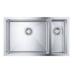 Grohe K700 1.5 Bowl Undermount Stainless Steel Kitchen Sink - 31575SD1 -Cheap Basins Store 31575SD1 D1 460
