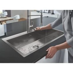 Grohe K800 1.0 Bowl Stainless Steel Kitchen Sink - 31584SD1 -Cheap Basins Store 31584SD1 D3 460