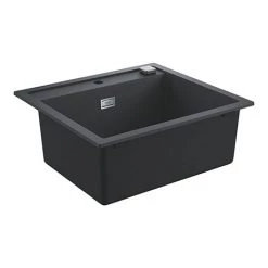 Grohe K700 1.0 Bowl Composite Quartz Kitchen Sink - Black - 31651AP0