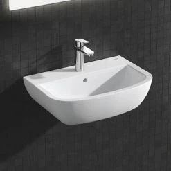 Grohe Bau Ceramic 550mm 1TH Wall Hung Basin - 39440000 -Cheap Basins Store 39440000 D3 460