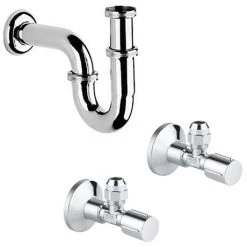 Grohe Euro Ceramic 600mm Complete Basin Package (Euro Smart Tap + Waste Included) -Cheap Basins Store 39641000 nd4 460