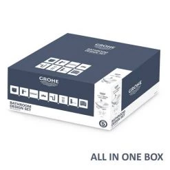 Grohe Euro Ceramic 600mm Complete Basin Package (Cosmo Smart Tap + Waste Included) -Cheap Basins Store 39642000 nd5 460