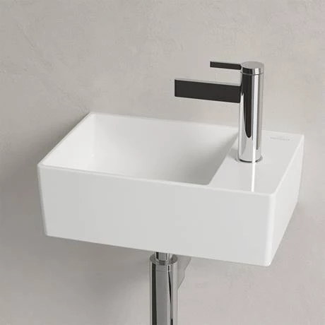 Villeroy and Boch Memento 2.0 400 x 260mm 1TH Wall Hung Basin 2 Villeroy and Boch Memento 2.0 400 x 260mm 1TH Wall Hung Basin - Image 2