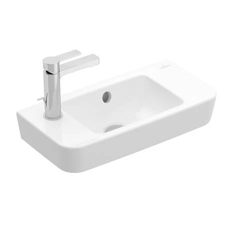 Villeroy and Boch O.novo Compact 500 x 250mm 1TH Handwash Basin 2 Villeroy and Boch O.novo Compact 500 x 250mm 1TH Handwash Basin - Image 2