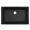 Hansgrohe S510-U660 1.0 Bowl Undermount Kitchen Sink - Graphite Black - 43432170