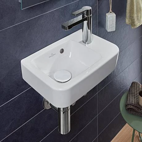 Villeroy and Boch O.novo Compact 360 x 250mm 1TH Handwash Basin 2 Villeroy and Boch O.novo Compact 360 x 250mm 1TH Handwash Basin - Image 2