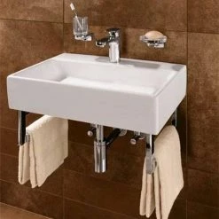 Villeroy and Boch Memento 1TH Wall Hung Basin -Cheap Basins Store 51336001 D3 460