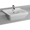 VitrA - S50 Square Semi-Recessed Basin - 1 Tap Hole