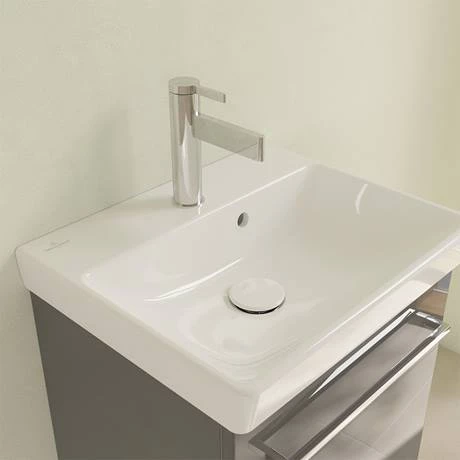 Villeroy and Boch Avento Compact 550 x 370mm 1TH Basin - 4A005501 3 Villeroy and Boch Avento Compact 550 x 370mm 1TH Basin - 4A005501 - Image 3