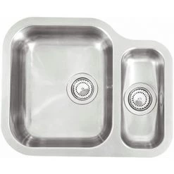 Reginox Alaska 1.5 Bowl Stainless Steel Undermount Kitchen Sink