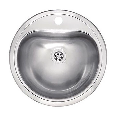 Reginox Atlantis 1.0 Bowl 1TH Stainless Steel Inset/Undermount Kitchen Sink (No Overflow) 1 Reginox Atlantis 1.0 Bowl 1TH Stainless Steel Inset/Undermount Kitchen Sink (No Overflow)