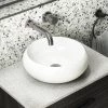 Arezzo Round Counter Top Basin (360mm Diameter - Gloss White)