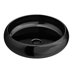 Arezzo Round Counter Top Basin (420mm Diameter - Gloss Black)