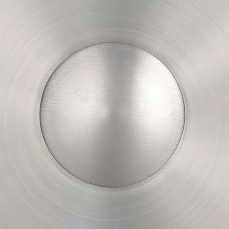 Arezzo Brushed Nickel 360mm Round Stainless Steel Counter Top Basin + Waste 2 Arezzo Brushed Nickel 360mm Round Stainless Steel Counter Top Basin + Waste - Image 2