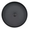 Arezzo Matt Black 360mm Round Stainless Steel Counter Top Basin + Waste