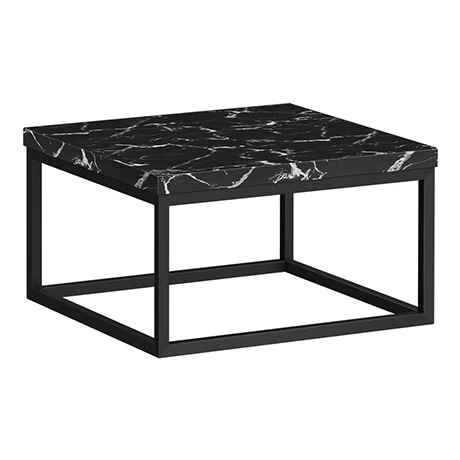Arezzo 500 Black Marble Effect Worktop with Matt Black Wall Mounted Frame 1 Arezzo 500 Black Marble Effect Worktop with Matt Black Wall Mounted Frame