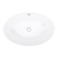 Arezzo Stone Resin Floating Basin Shelf inc. Oval Basin - 600mm Wide 9 Arezzo Stone Resin Floating Basin Shelf inc. Oval Basin - 600mm Wide -Cheap Basins Store AZ6MWSLFB1 d3 460