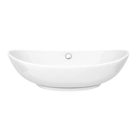 Arezzo Stone Resin Floating Basin Shelf inc. Oval Basin - 600mm Wide 5 Arezzo Stone Resin Floating Basin Shelf inc. Oval Basin - 600mm Wide - Image 5