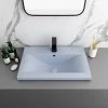 Arezzo 610 x 395mm Matt Blue Rectangular Mid-Edged Inset Basin