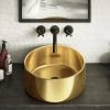 Arezzo Round 405mm Gold Ceramic Counter Top Basin