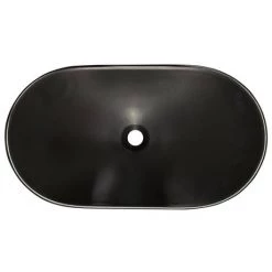 Arezzo Oval Counter Top Basin (620mm Wide - Matt Black) -Cheap Basins Store AZ7811AMB d3 460