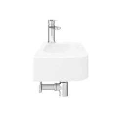 Arezzo 710 x 275mm Curved Wall Hung 1TH Basin -Cheap Basins Store AZ78517 n d3 460