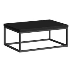 Arezzo 700 Matt Black Stone Resin Worktop with Matt Black Wall Mounted Frame