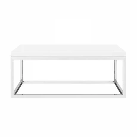 Arezzo 700 Gloss White Stone Resin Worktop with Chrome Wall Mounted Frame 2 Arezzo 700 Gloss White Stone Resin Worktop with Chrome Wall Mounted Frame - Image 2