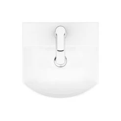 Arezzo 350 x 350 Modern Wall Mounted / Counter Top 1TH Basin -Cheap Basins Store AZ814B d3 460