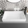 Arezzo 710 x 405mm Modern Large Rectangular Counter Top Basin with Hidden Waste Cover