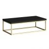 Arezzo 910 Matt Black Stone Resin Worktop with Brushed Brass Wall Mounted Frame