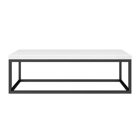 Arezzo 910 Gloss White Stone Resin Worktop with Matt Black Wall Mounted Frame 2 Arezzo 910 Gloss White Stone Resin Worktop with Matt Black Wall Mounted Frame - Image 2