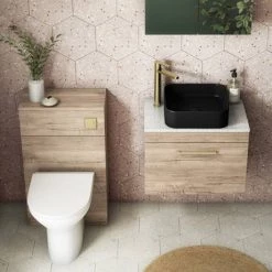 Arezzo 380 x 380mm Matt Black Square Counter Top Basin 5 Arezzo 380 x 380mm Matt Black Square Counter Top Basin -Cheap Basins Store AZB6276 d3 460