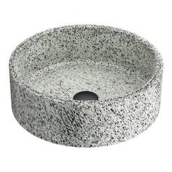 Arezzo Speckled Stone Effect Round Counter Top Basin - 410mm Diameter -Cheap Basins Store AZJ2021 d2 460