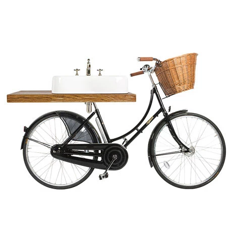 Arcade Pashley Bicycle with 600mm 3 Tap Hole Basin and Mixer Tap (shelf not included) 1 Arcade Pashley Bicycle with 600mm 3 Tap Hole Basin and Mixer Tap (shelf not included)