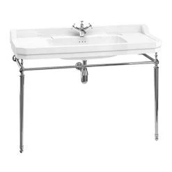 Burlington Edwardian 120cm Basin & Chrome Wash Stand
