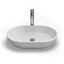 Clearwater - Formoso Bacino Natural Stone Countertop Basin - W590 x D390mm - B1A