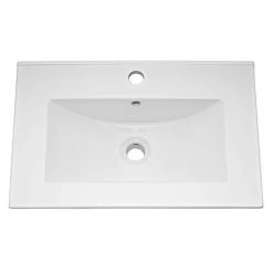Nuie 600mm Minimalist Ceramic Inset Basin - BAS010