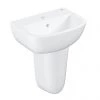 Grohe Bau 450mm 1TH Basin + Half Pedestal