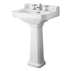 Bayswater Fitzroy Traditional 3TH Basin & Full Pedestal