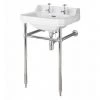 Bayswater Fitzroy 2TH Basin & Chrome Wash Stand