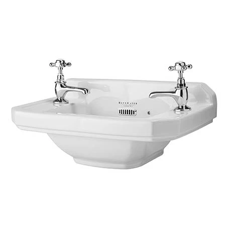 Bayswater Fitzroy 515mm Cloakroom Basin 2TH 1 Bayswater Fitzroy 515mm Cloakroom Basin 2TH