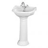 Bayswater Porchester Traditional 1TH Basin & Full Pedestal