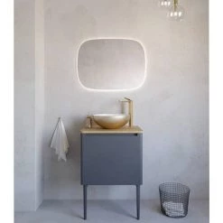 Crosswater Circus 400mm Countertop Basin Brushed Brass - CT4084UCF 5 Crosswater Circus 400mm Countertop Basin Brushed Brass - CT4084UCF -Cheap Basins Store BBA 460